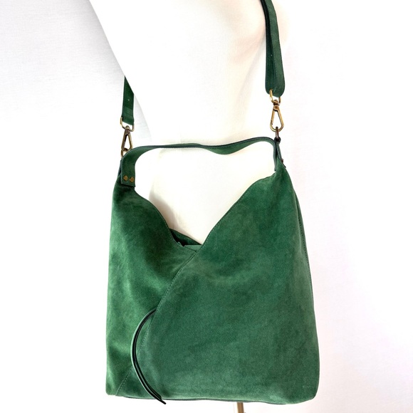 Sundance Green Suede Tote Bag - Picture 6 of 16